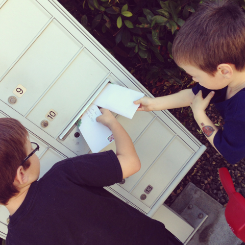 Mailing letters to Santa